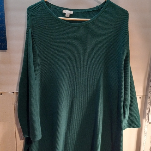 J.Jill 30% Wool Pullover Knit Casual Minimalist Sweater Old Money Slouchy Top - Picture 3 of 12